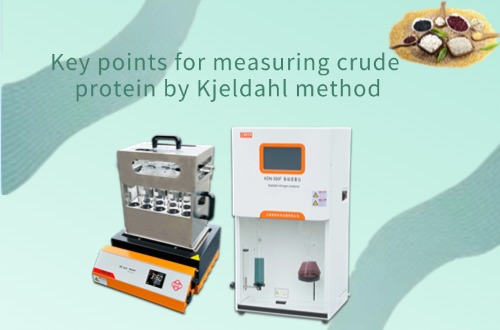 Details of crude protein determination by Kjeldahl method